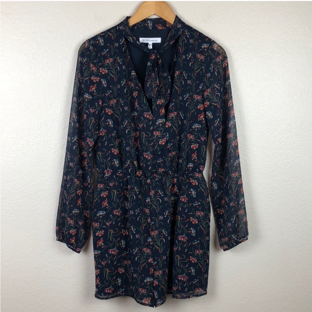 BCBGeneration Floral Romper